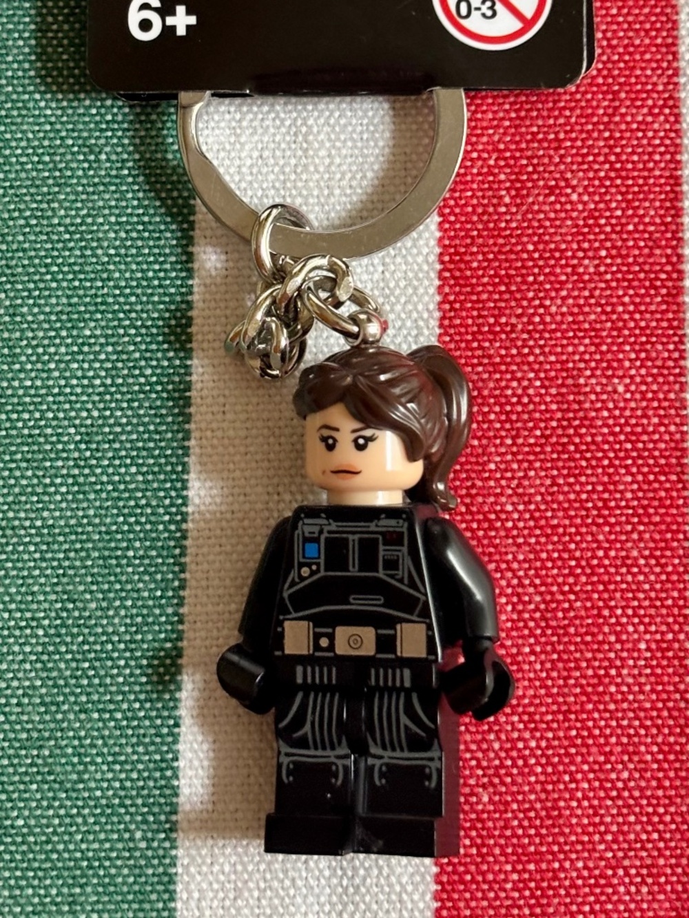 LEGO Star Wars "Jyn Erso Key Chain" 853040 with tag. LIKE NEW!
